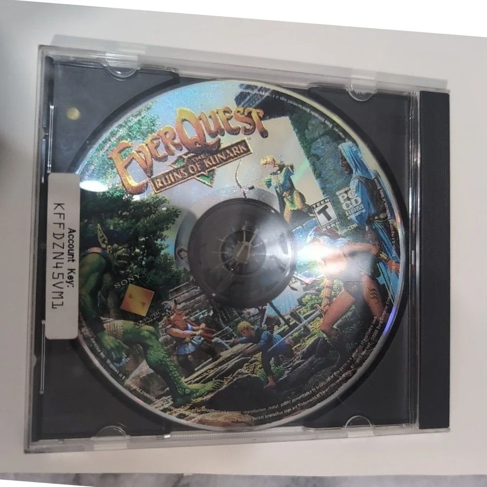 EverQuest The Ruins of Kunark PC Big Box Sony Verant Interactive Vintage Game